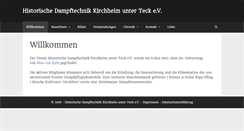 Desktop Screenshot of historischedampftechnik.de